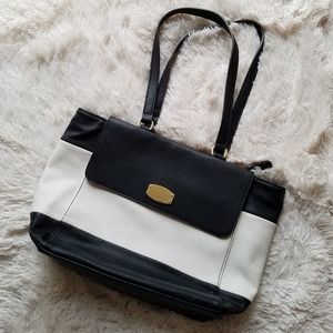 Liz Claiborne Black & White Purse